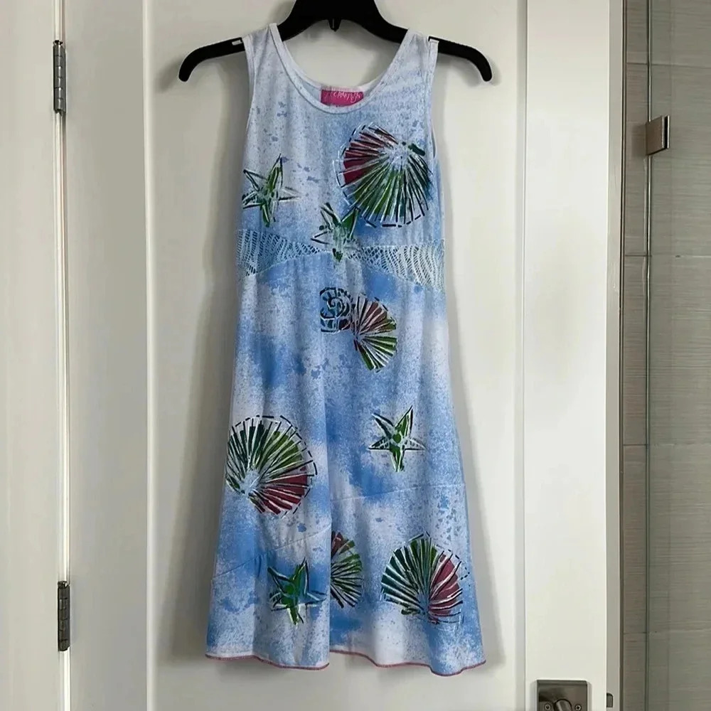 Hawaiian shell design dress